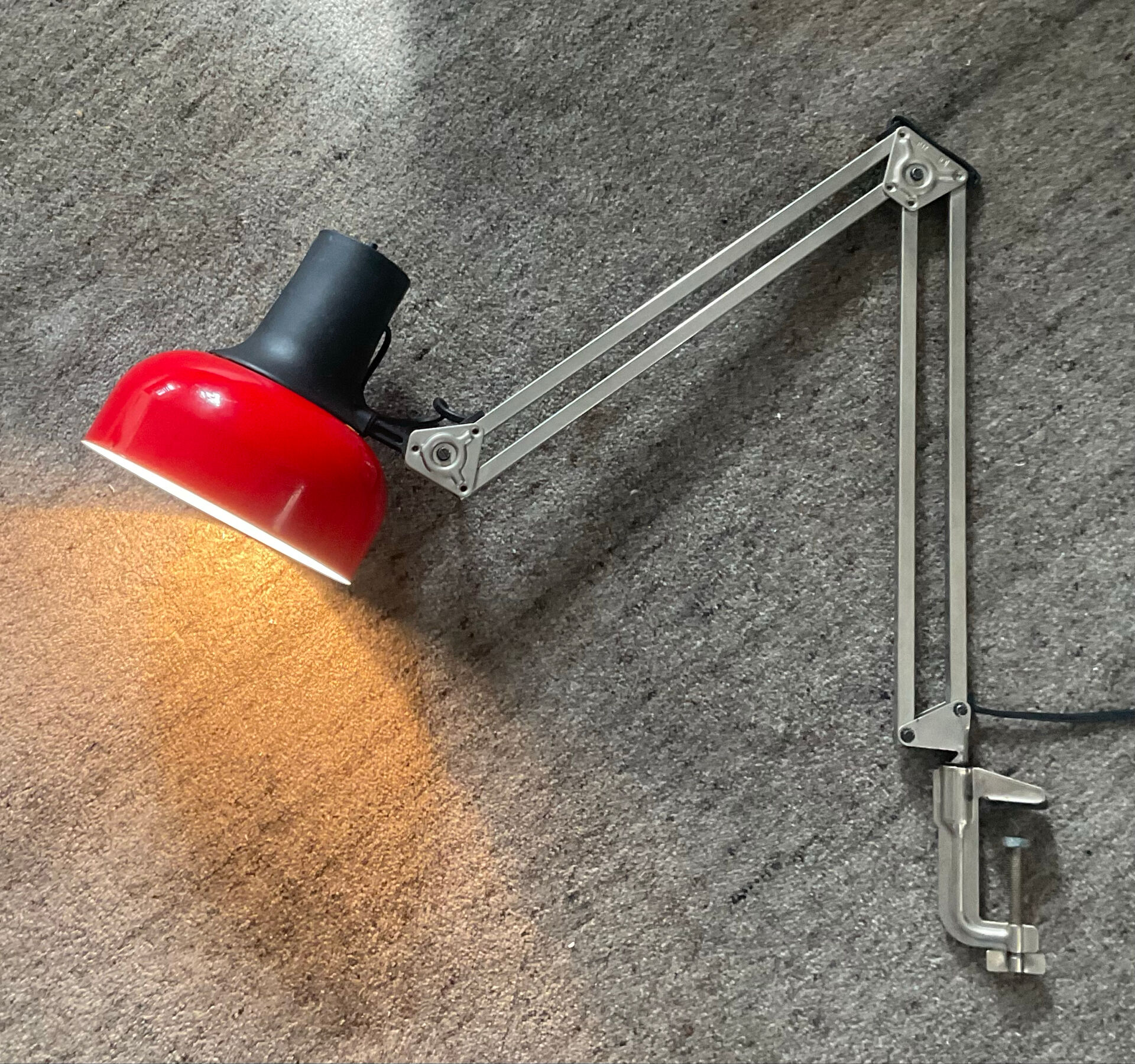 Industrial lamp P12 by Lival Finland from the 1970s.