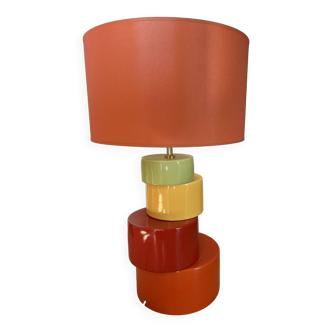 Vintage Kostka type lamp multi colors