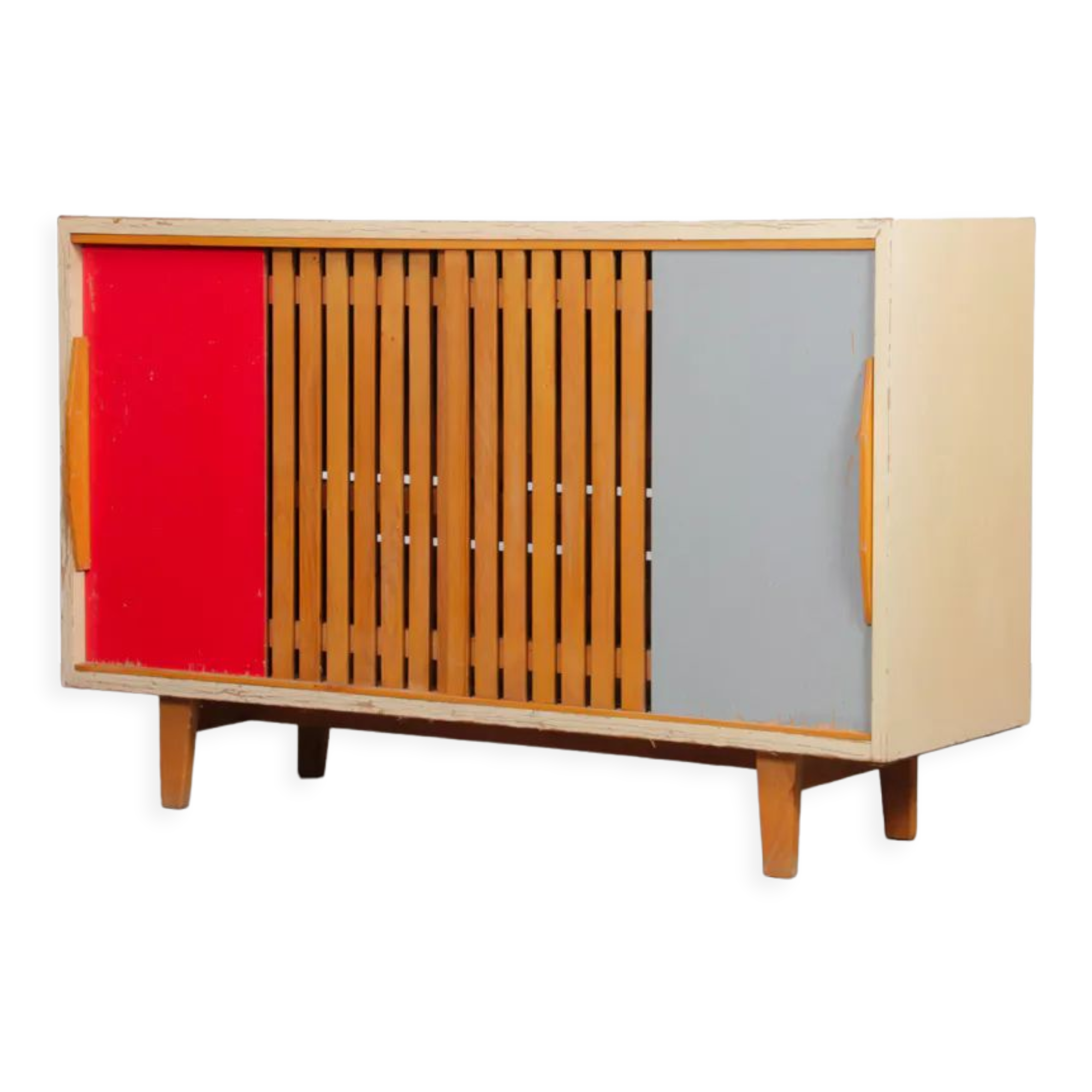 Vintage shoe cabinet for Drevopodnik Brno 1960