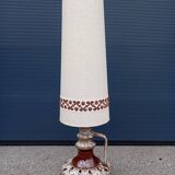 70s ceramic floor lamp