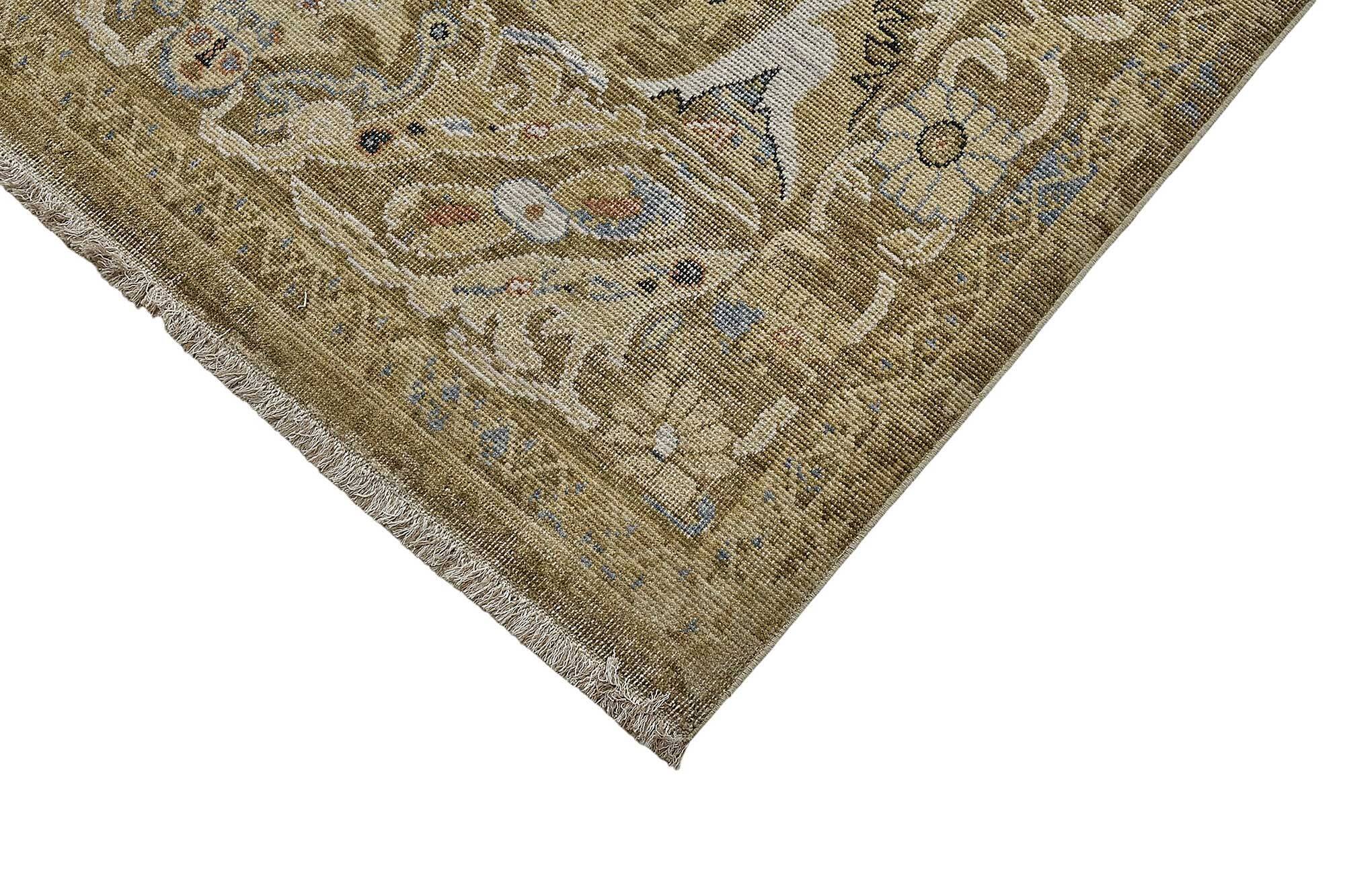 Turkish Handcrafted Loom Oushak Rug 206 cm x 294 cm