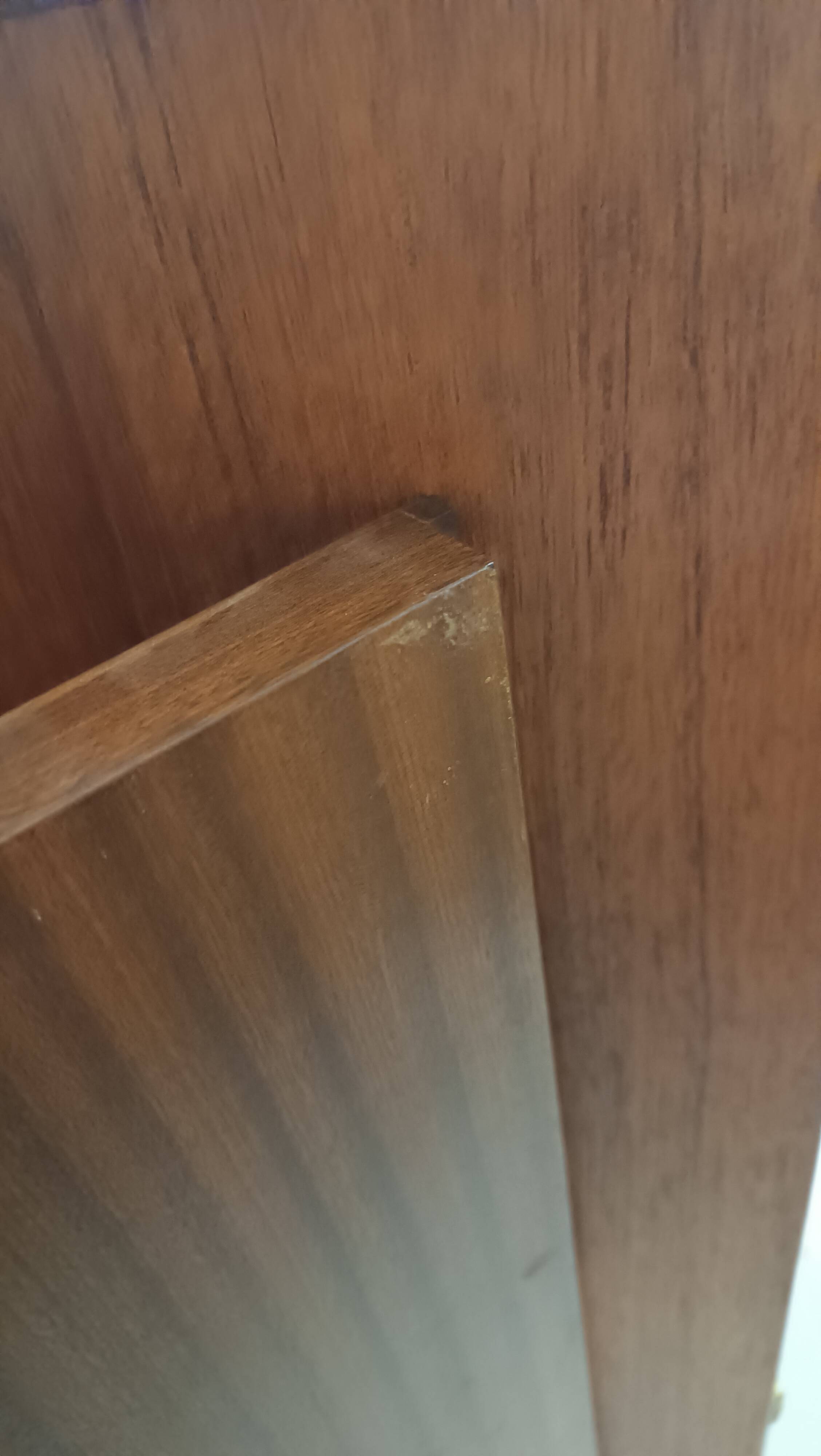 Scandinavian high sideboard with central drawers