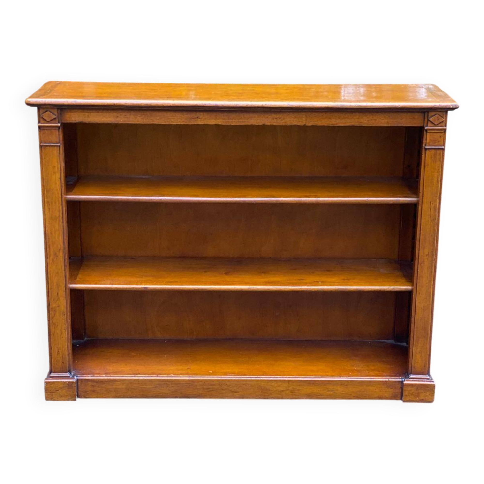 Vintage 19th Century Solid Oak Bookshelf