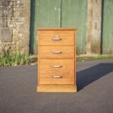 Vintage drawer unit, wooden furniture, storage unit, office furniture, decoration