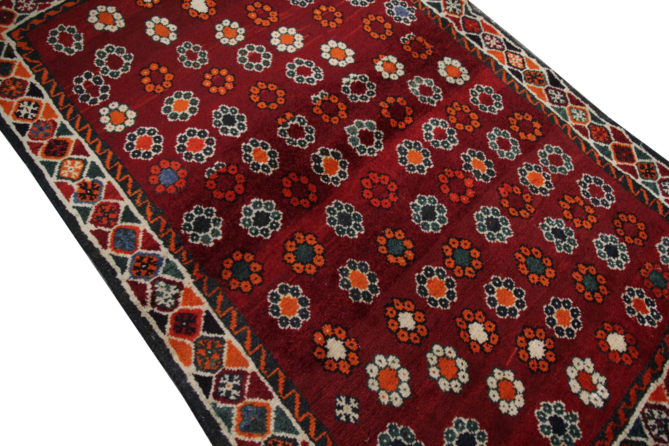 Vintage persian handwoven wool lori rug 1930- 96x157cm