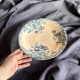 Gien iron clay compote bowl, “Floreal” model
