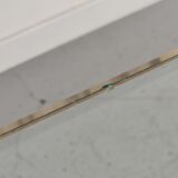 Marble and glass dining table, 80s