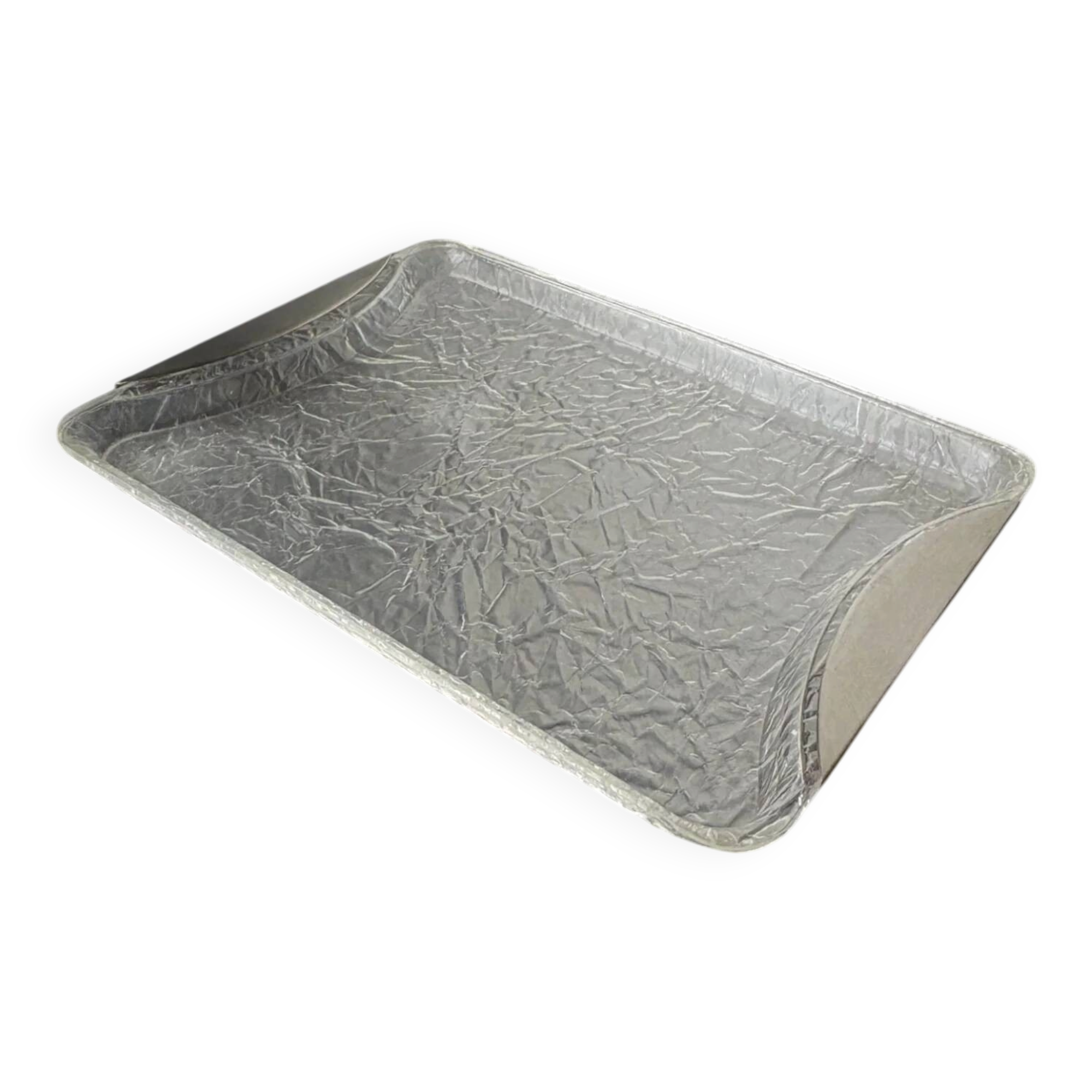 Willy Rizzo style ice effect lucite tray, Italy, circa 1970s