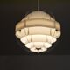 Danish hanging lamp in plexiglas of Brylle and Jacobsen 1970
