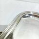 Silver-plated tray with handles