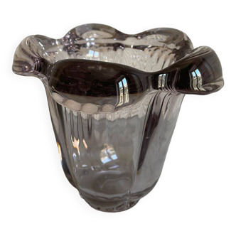 Vase verre épais style Pierre d'Avesn