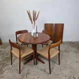 Korup Design, vintage 1960s Danish extendable teak table