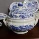 Derby Sarregemines 52-Piece Dinnerware Set, Deep Blue