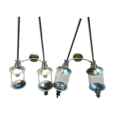 Large pair of 50 wall light Lunel, thrush model