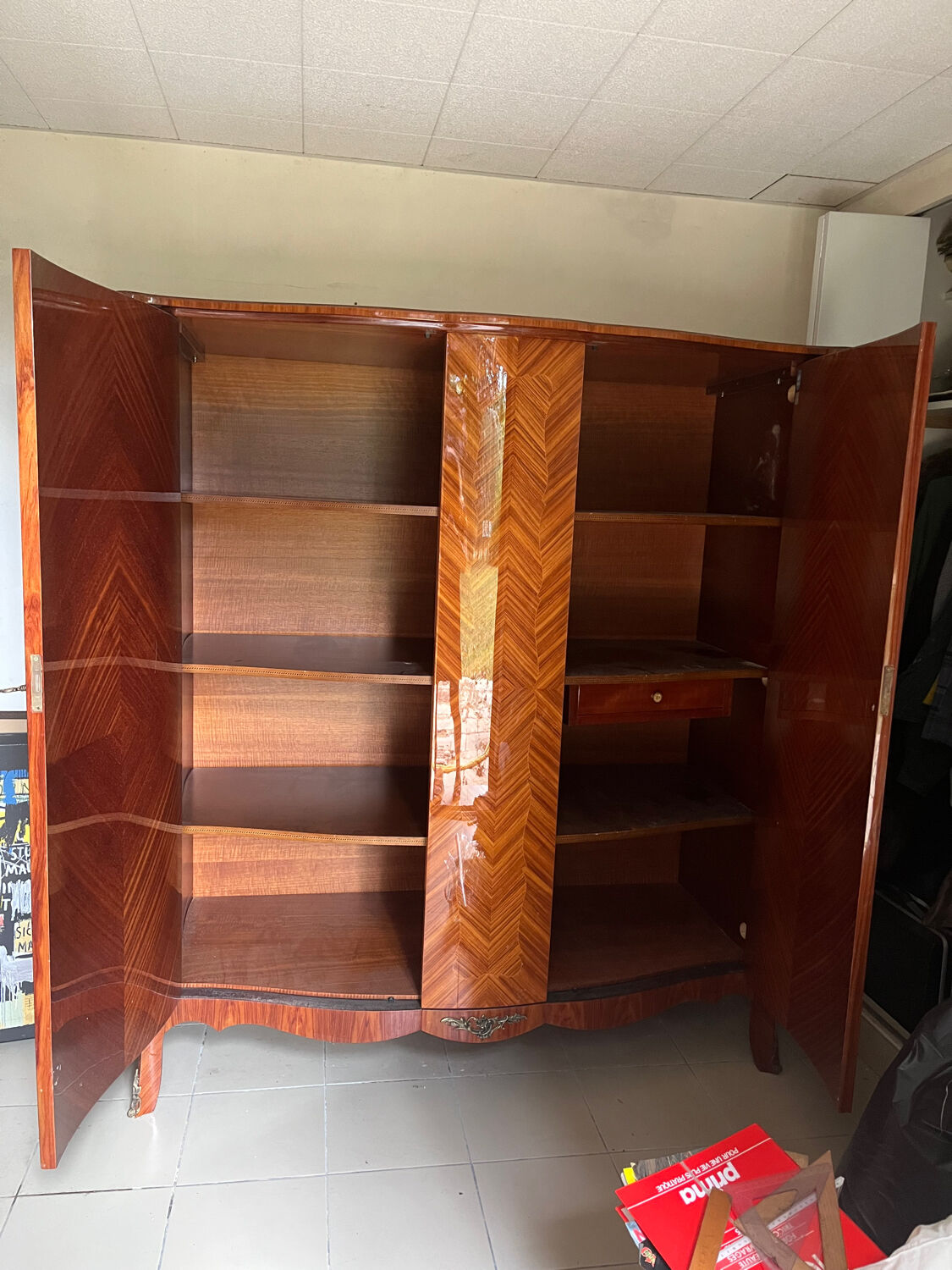 Armoire à Fléchettes Winmau Bois De Rose - Neuve - Réf 4060