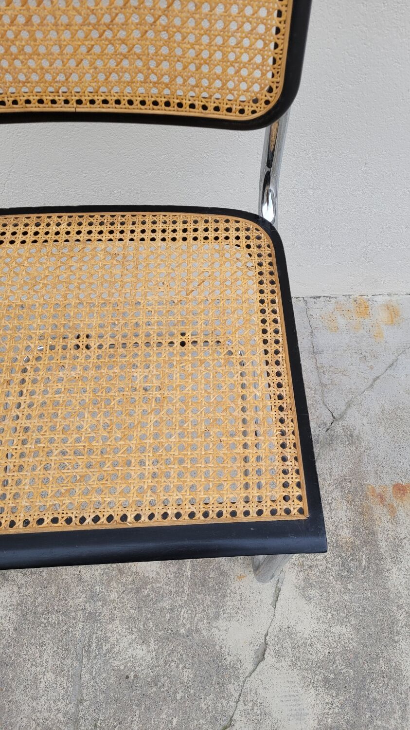 Chair by Marcel Breuer model B32 in canning