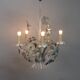 Metal chandelier. Antique. 5 arms.