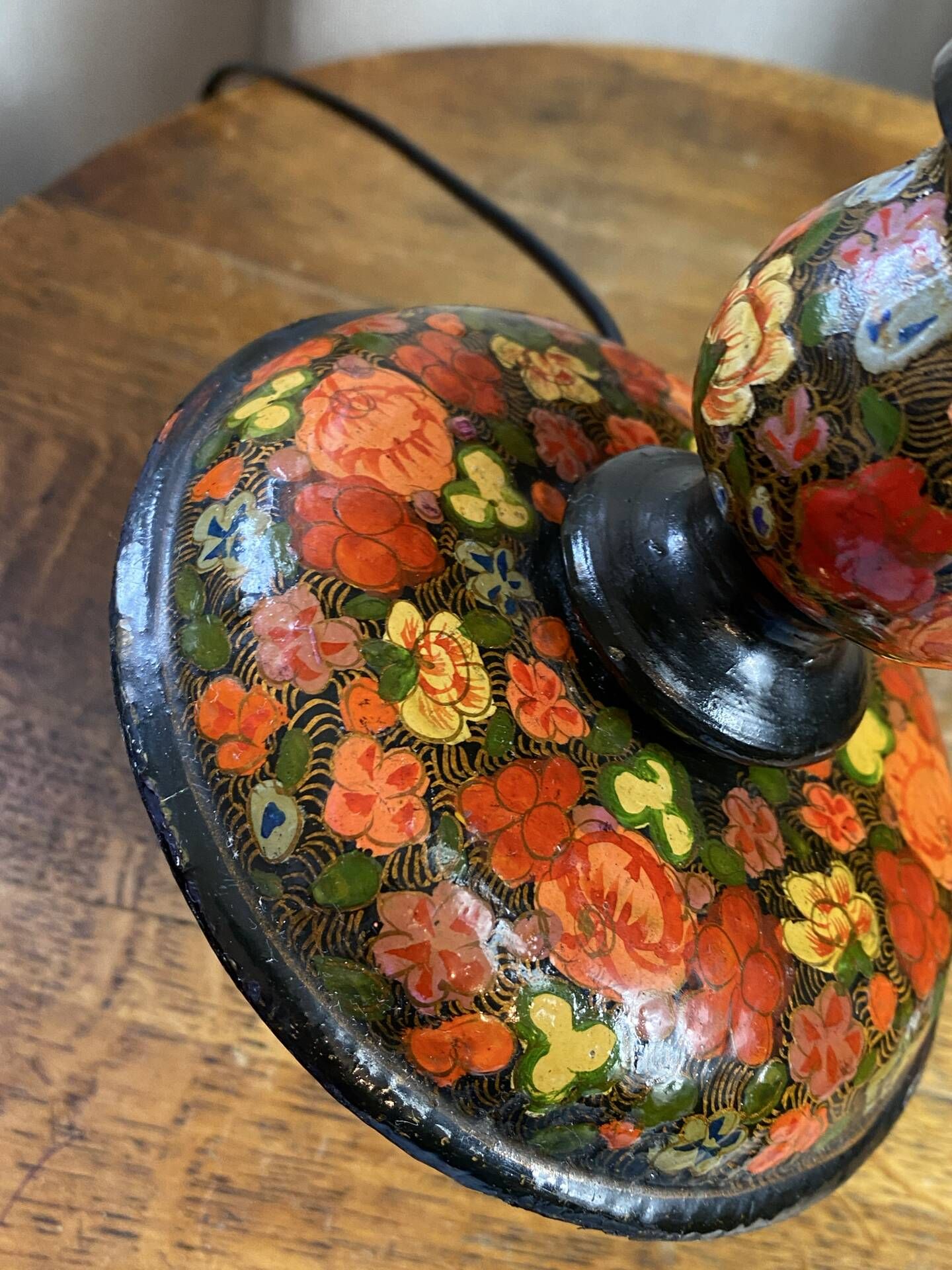 Kashmiri lamp pair