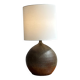 Guy Baudat stoneware ball lamp