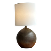 Guy Baudat stoneware ball lamp