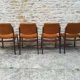 4 chaises en teck