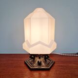 Art Deco table lamp, Skyscraper style, 1920s-30s