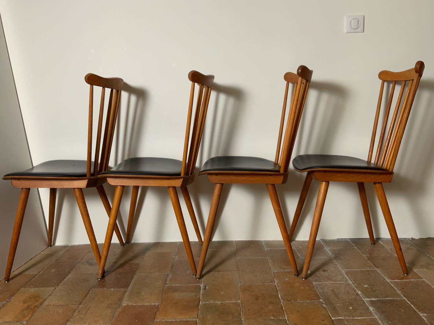 4 Baumann chairs