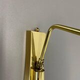 Applique murale ou plafonnier de théâtre réglable en laiton, Italie, années 1950