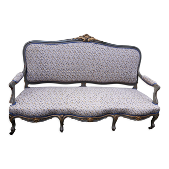 Louis XV bench restyled