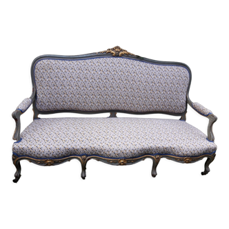 Banquette Louis XV relookée