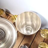 Cocktail shaker Undulations Christofle Gallia 1935 by Luc Lanel