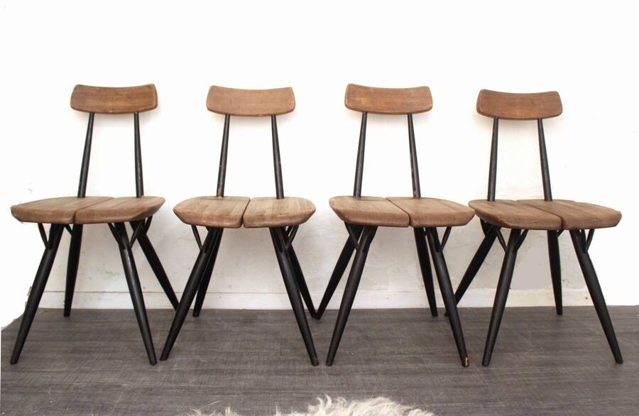 Pirkka chair made by Ilmari Tapiovaara for Lukaan Puu Finland