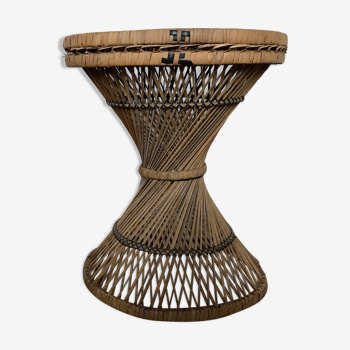 Rattan diabolo stool