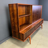 Oswald Vermaercke Paola rosewood highboard for V-Form Belgium 1959