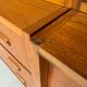 Antique 1950s vintage designer oak modular sideboard