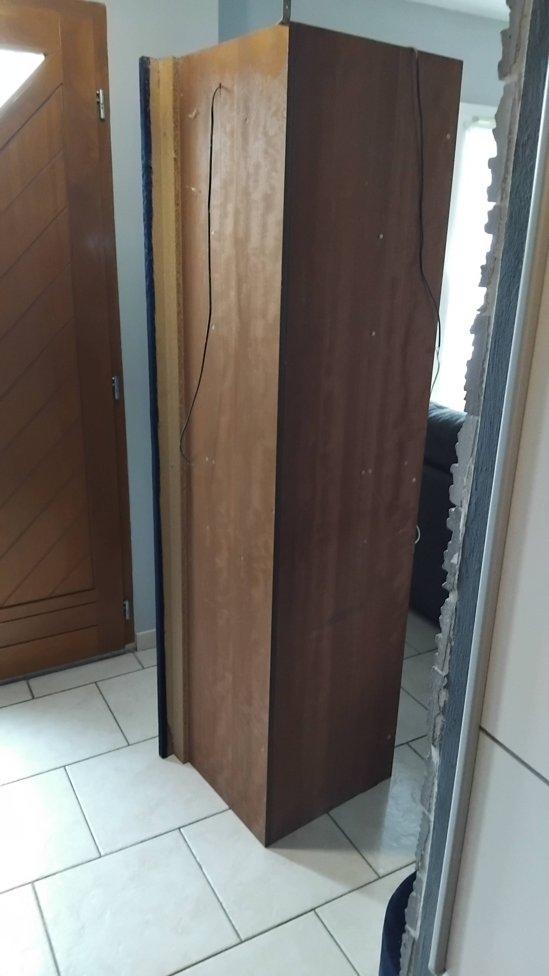 Vintage corner hairdresser from the 70s.