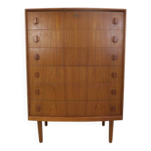 Teak chest of drawers by Henning Kjærnulf, 1960s