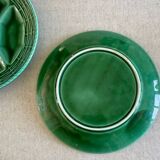 2 Sarreguemines asparagus plates