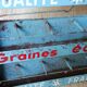 Antique display for eclor seed sachet