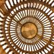 Vintage Wicker and Bamboo Amphora Umbrella Stand , Italy