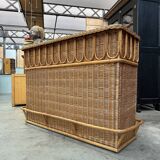 Rattan bar 70s