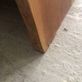 Honey-colored pine bookcase, 90s