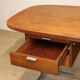 Vintage desk by George Nelson in wood and aluminum, 1960s