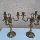 Pair of bronze candlesticks