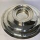 Art Deco silver-plated metal tray on pedestal, circa 1930