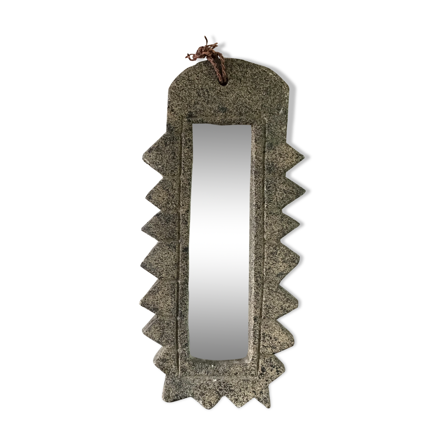 Brutalized ceramic mirror