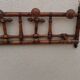 Antique wall coat rack imitation vintage bamboo