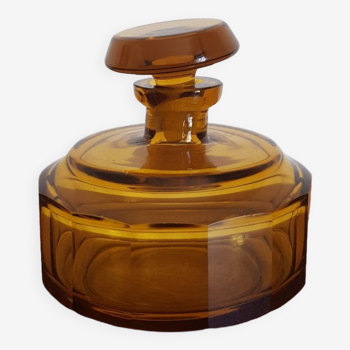 Old amber bottle