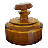 Old amber bottle