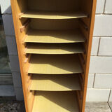 Curtain binder veneer gilded oak height 121cm